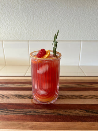 🌿 Radient Raspberry Wellness Mocktail