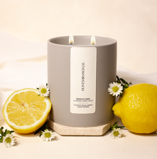 French Linen Scented Candle