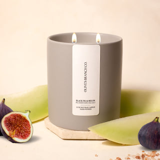 Black Fig & Melon Scented Candle
