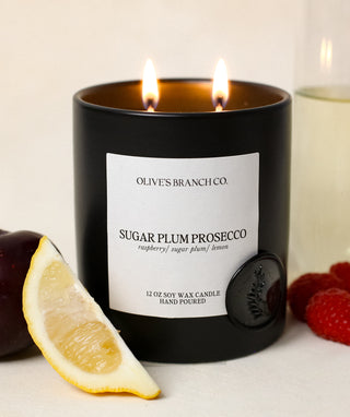Sugar Plum Prosecco Scented Candle